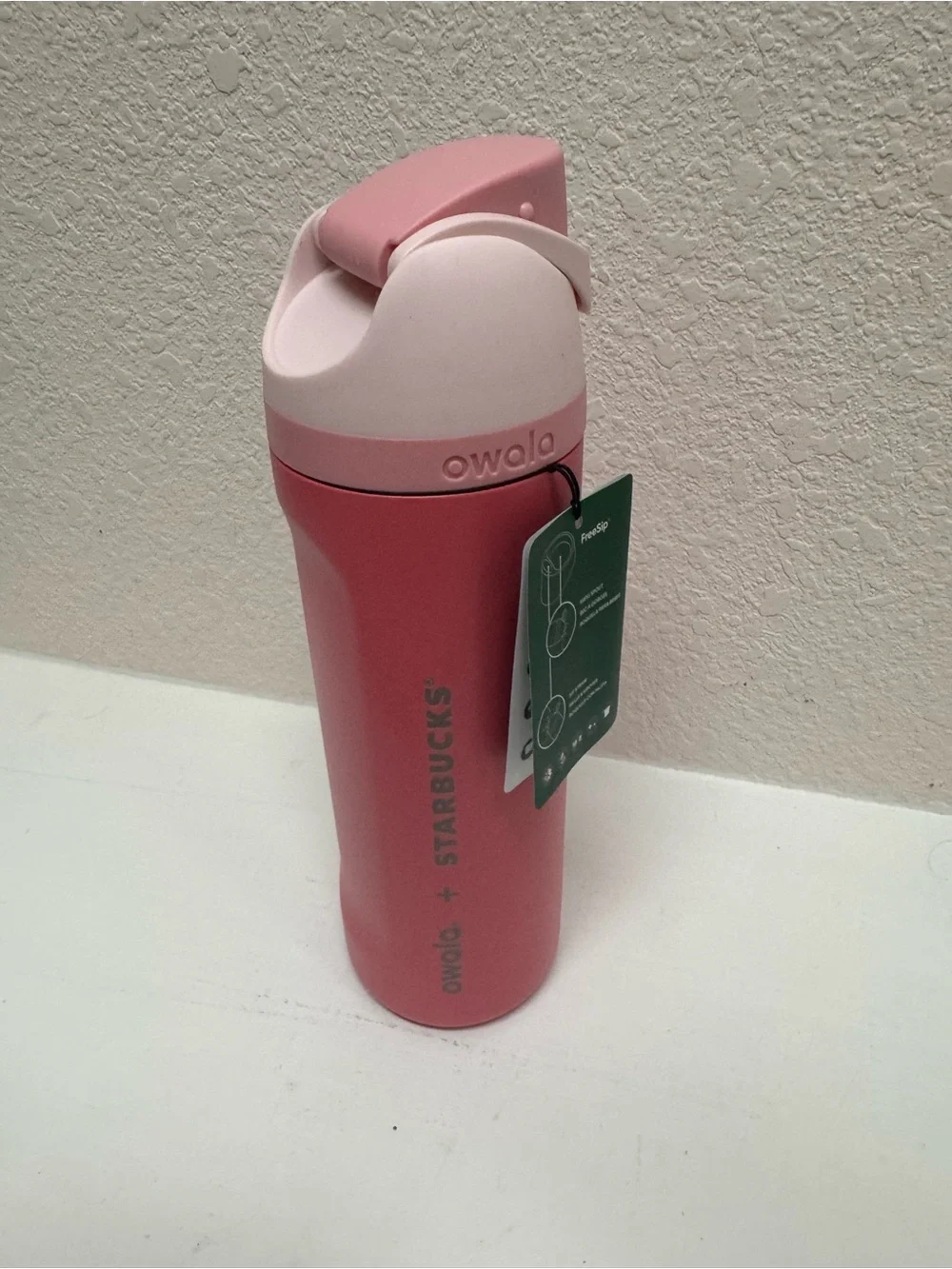 Starbucks x owala pink tumbler